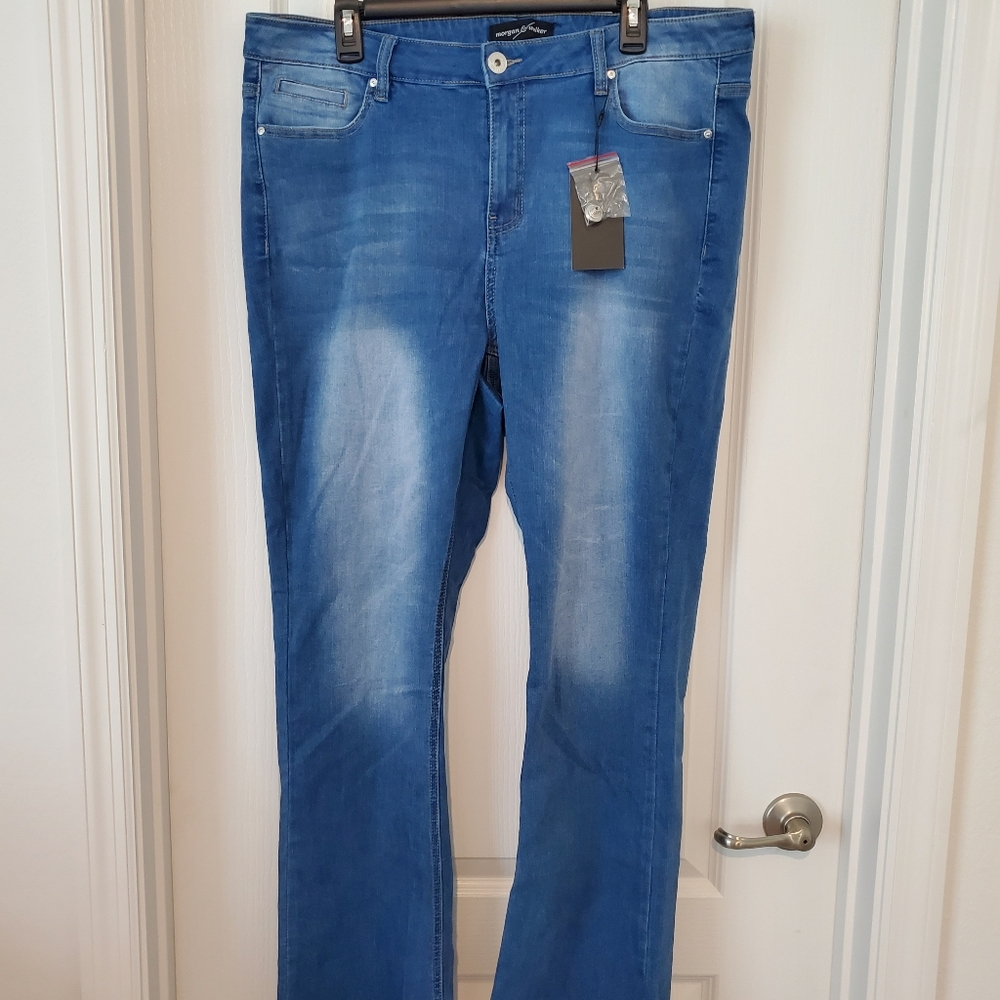 High cut medium wash Jeans